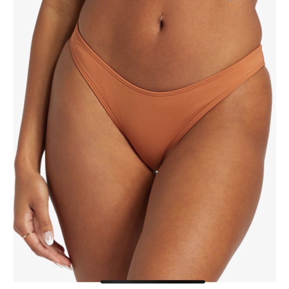 Billabong NWT size L Sol Searcher Hike swim bikini bottoms Coconut